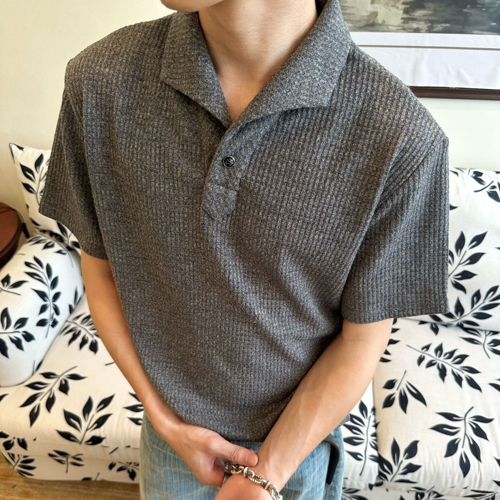 EME Casual Front Shoulder Polo Shirt