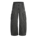 11KN Retro Loose Casual Wide-leg Scimitar Trousers