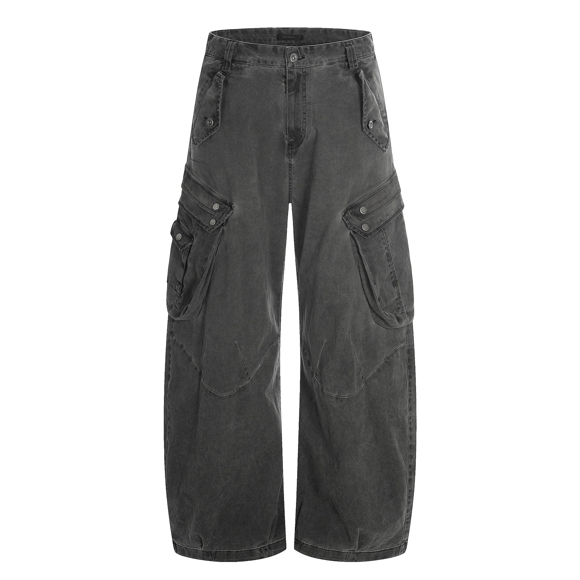 11KN Retro Loose Casual Wide-leg Scimitar Trousers
