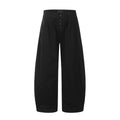 11KN button pleated three-dimensional tailoring scimitar pants