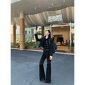 YOUNG KYLIN Skinny Straight Casual Pants