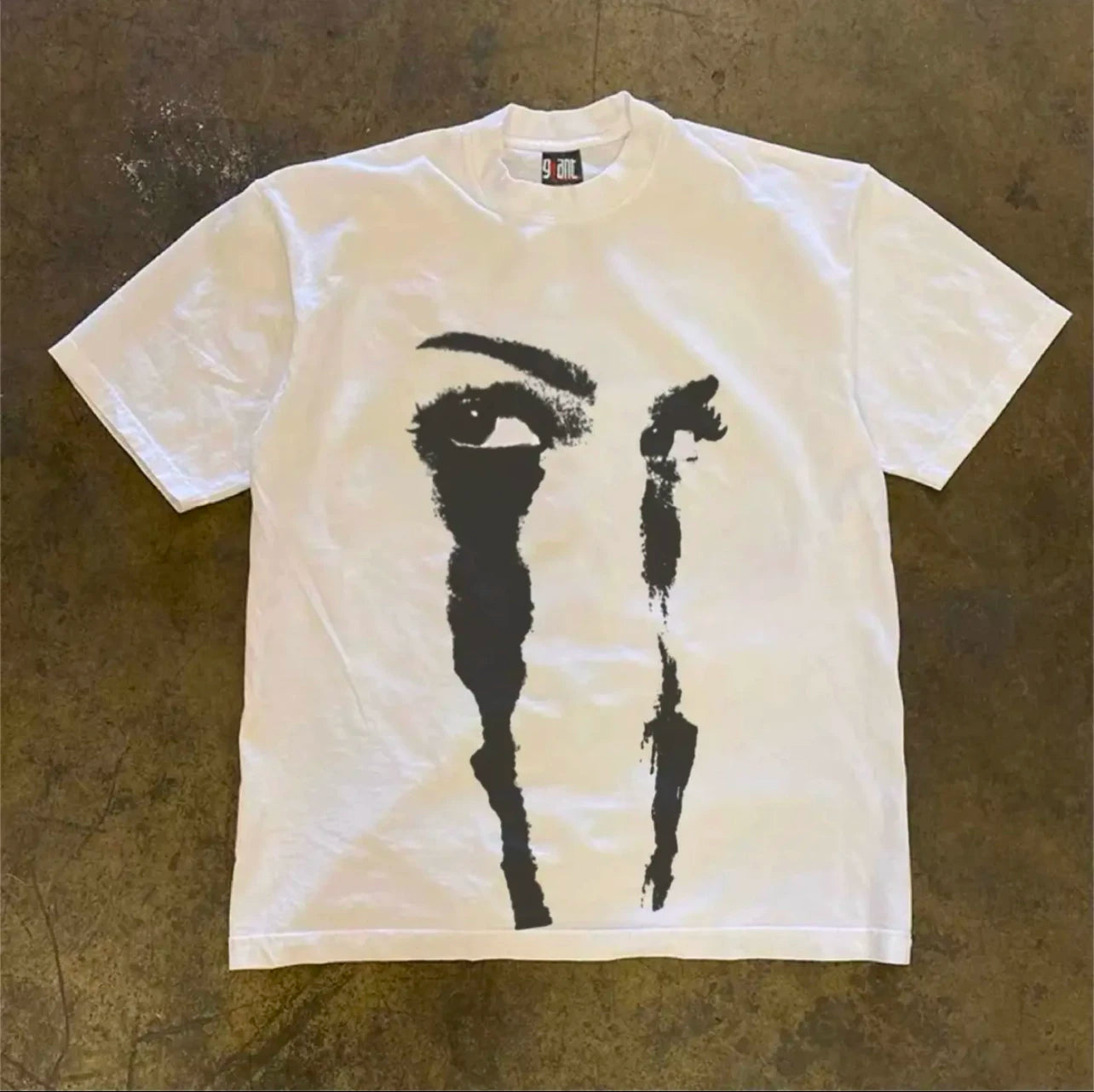 UPUPXIA Loose Casual Niche Tee
