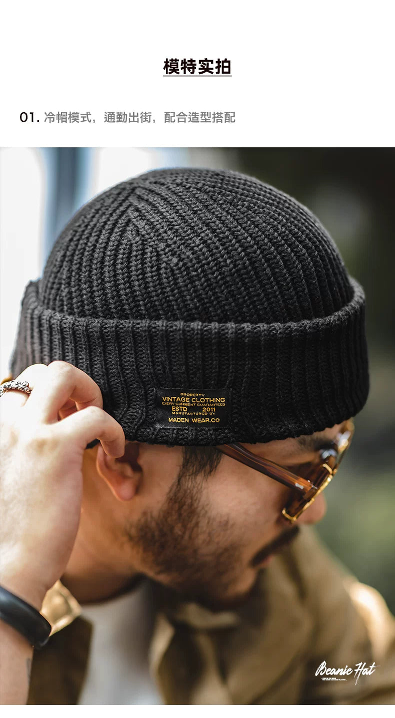 Madden Black Mask Knitted Windproof Hat
