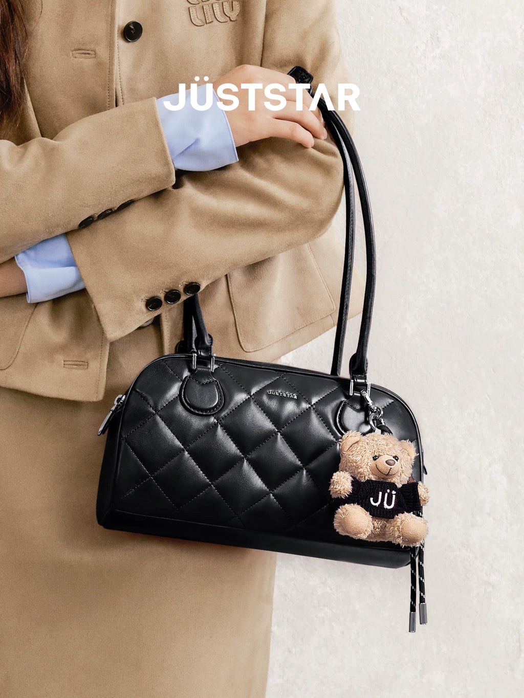 JUST STAR Versatile Rhombus Shoulder Underarm Bag