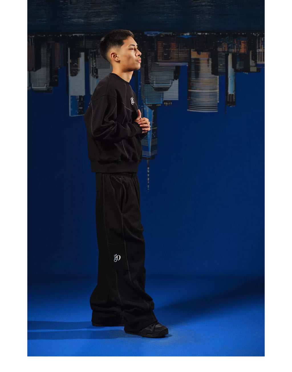 WebSurfGroupGO Crew Neck Casual Hatless Sports Sweater