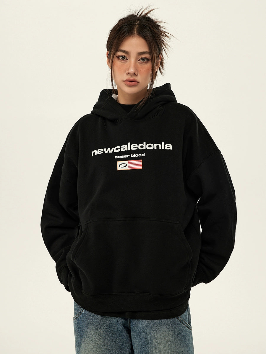 SOSER Vintage Versatile Fleece Hooded Sweater