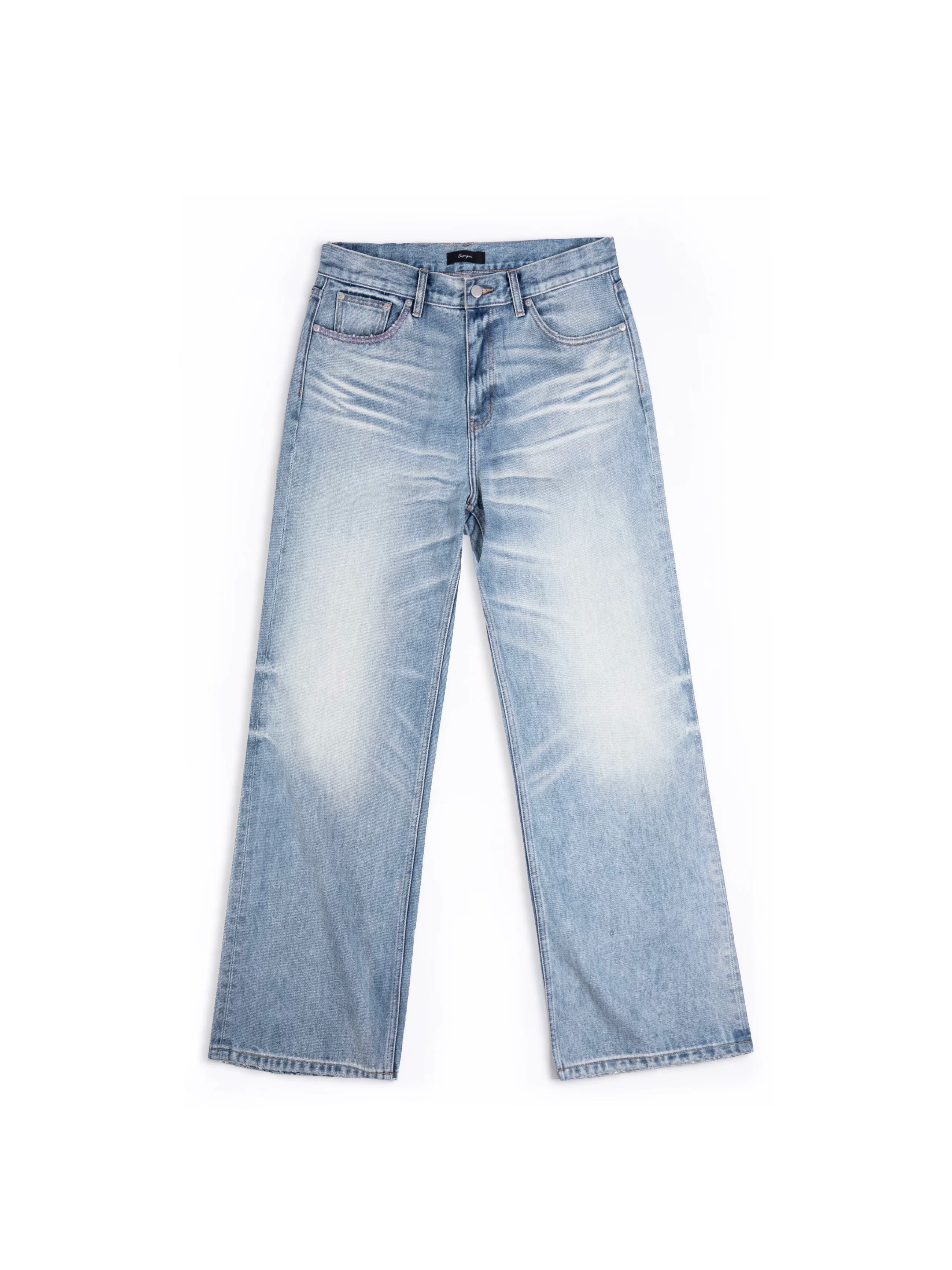 VOWPROGRESS Hand Stitch pocket Jeans