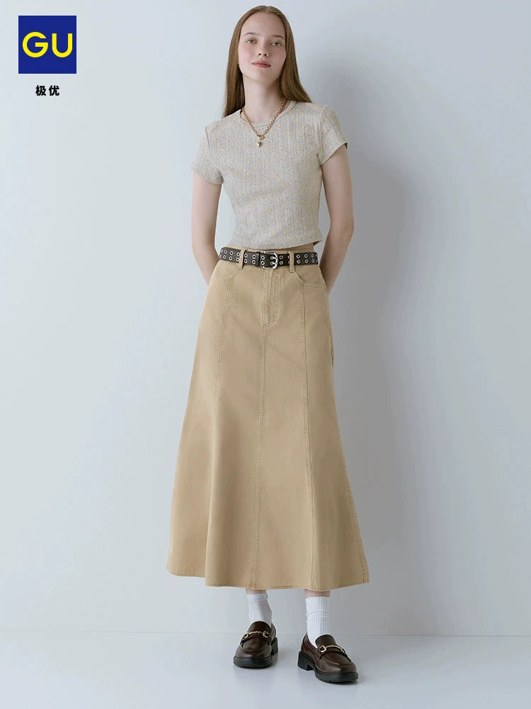 GU Light Casual Horn Medium and Long Skirt
