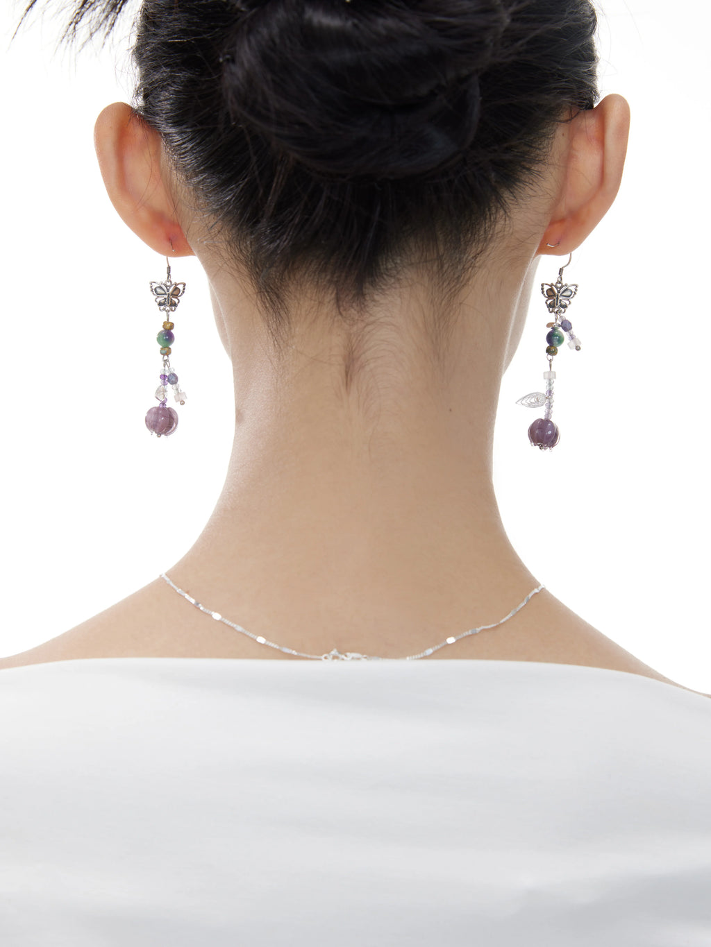 NO SOLUTION Niche Butterfly Earrings
