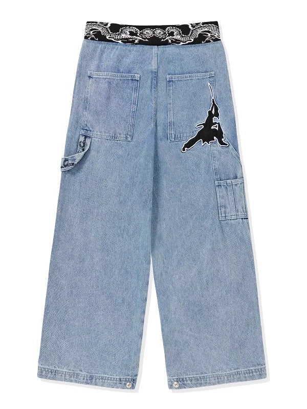 GameOne Loose Straight Hip Hop Jeans