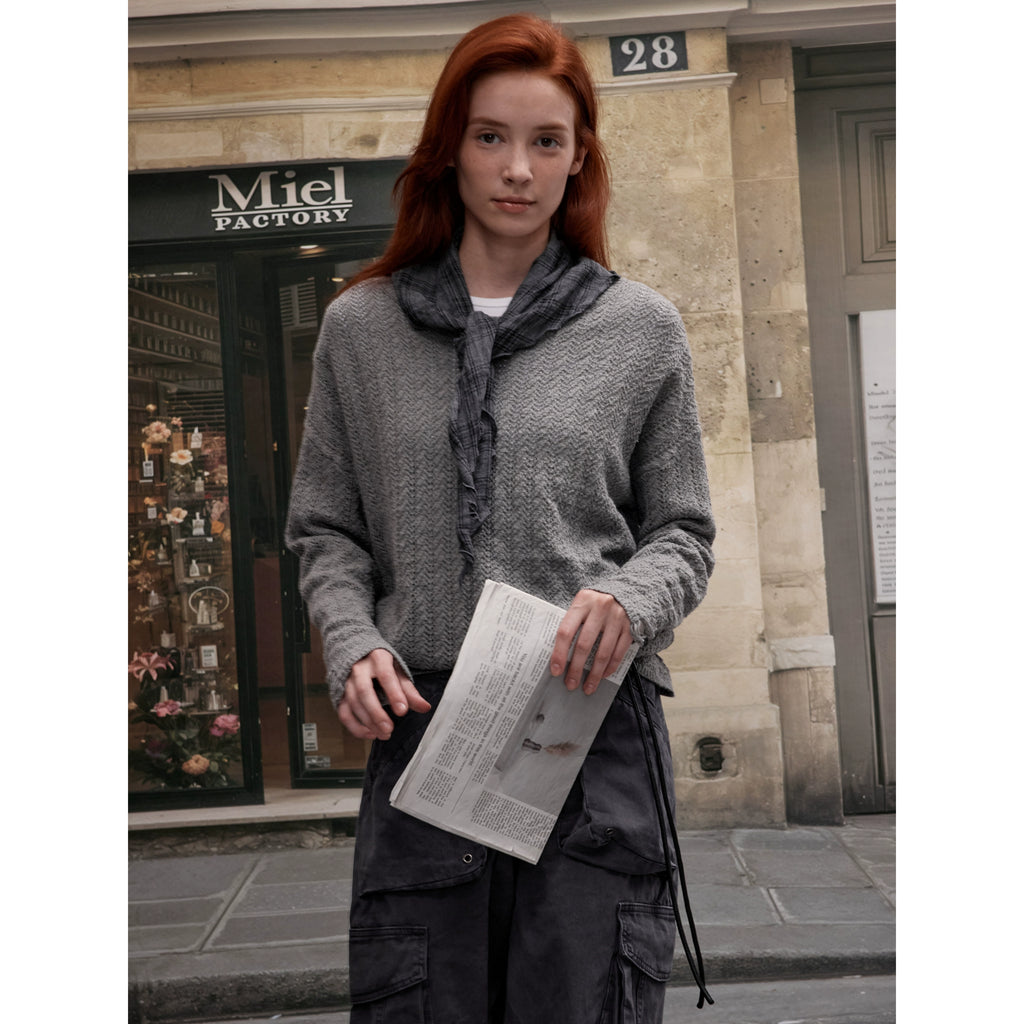 MADWITCH Hollow-out Knitted Sweater