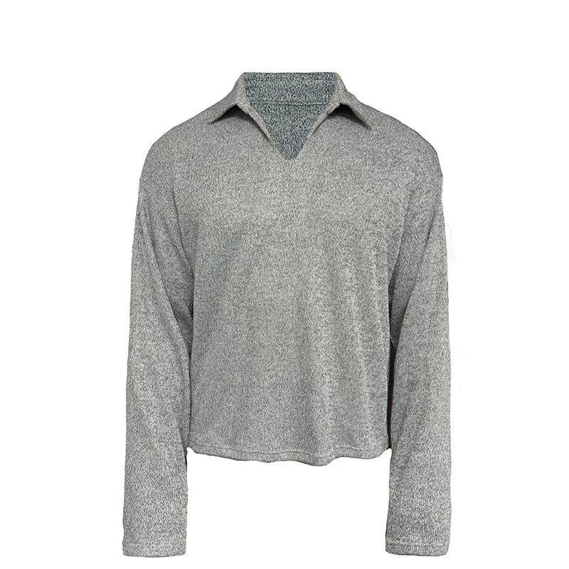 JCAESAR V-neck Versatile Long Sleeve