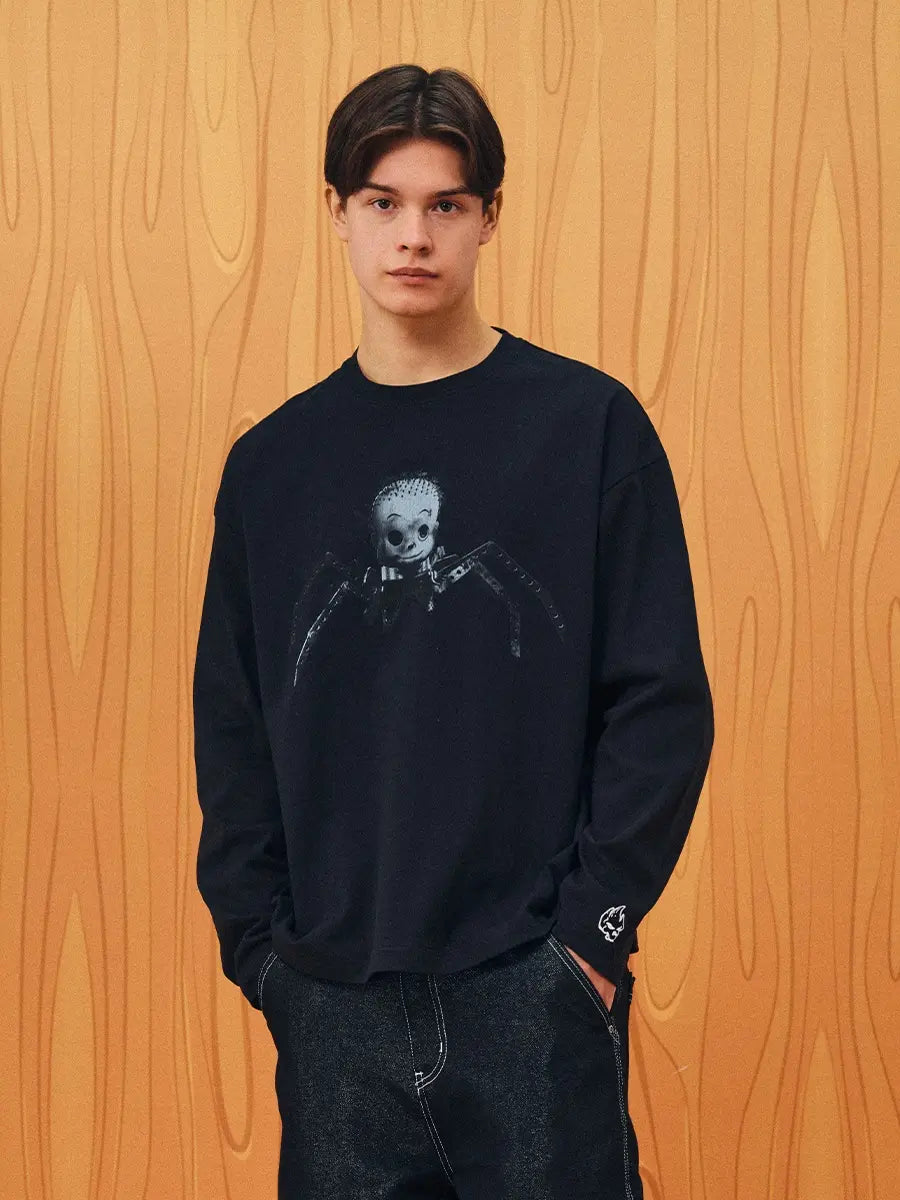 BURNIN Vintage Simple Casual Long Sleeve