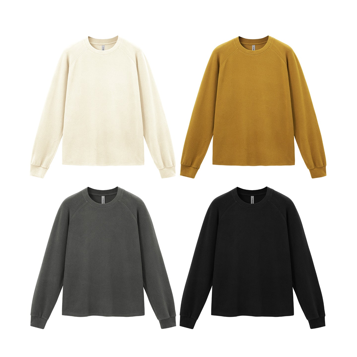 (Clearance) Inflation Warm Shoulders Loose Crew Neck Long Sleeves
