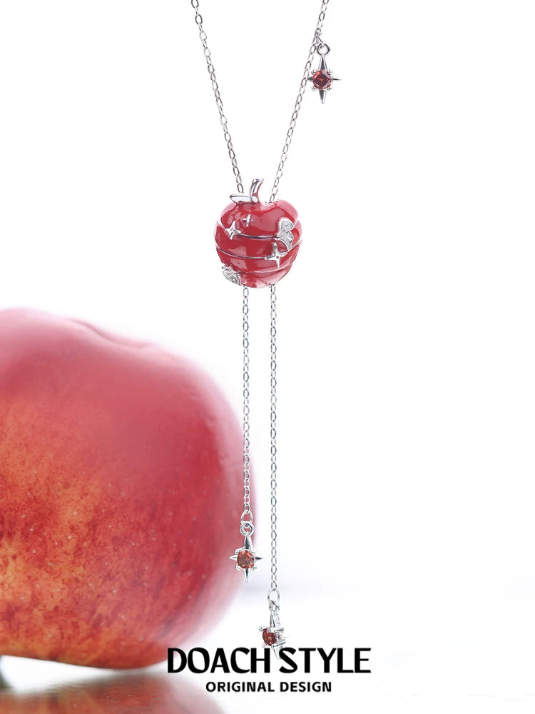 DOACH Apple Sliced Pendant Necklace