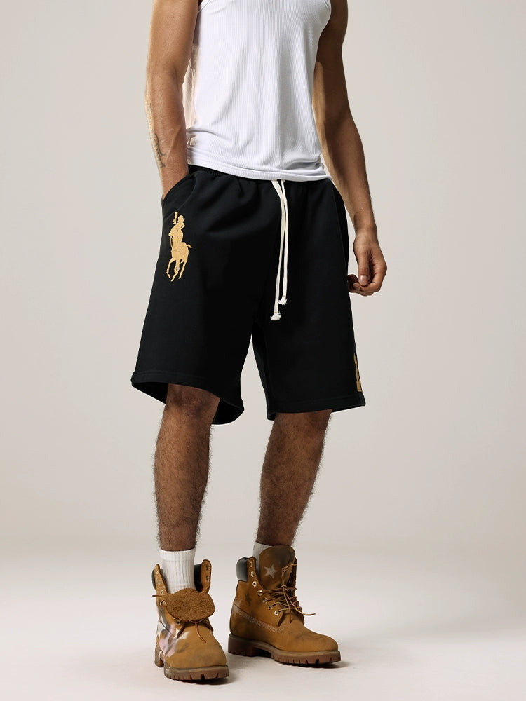 Remedy Embroidered Loose Casual Shorts