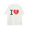 MTLCLOTHES Korean Broken Love Printed Tee