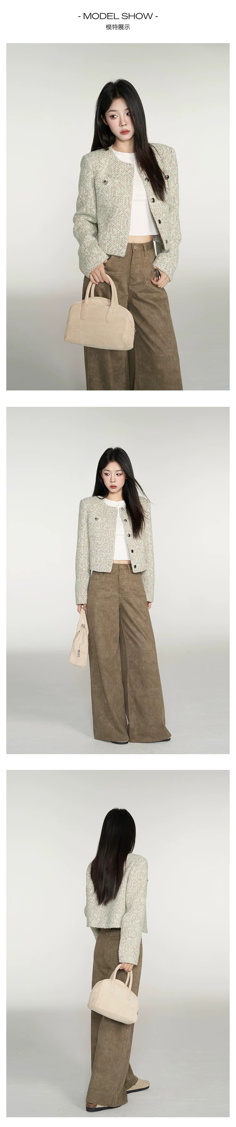 Wildberry High-end Korean Temperament Fashion Short Coat