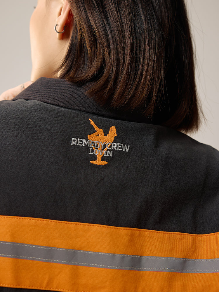 Remedy lapel short-sleeved Polo