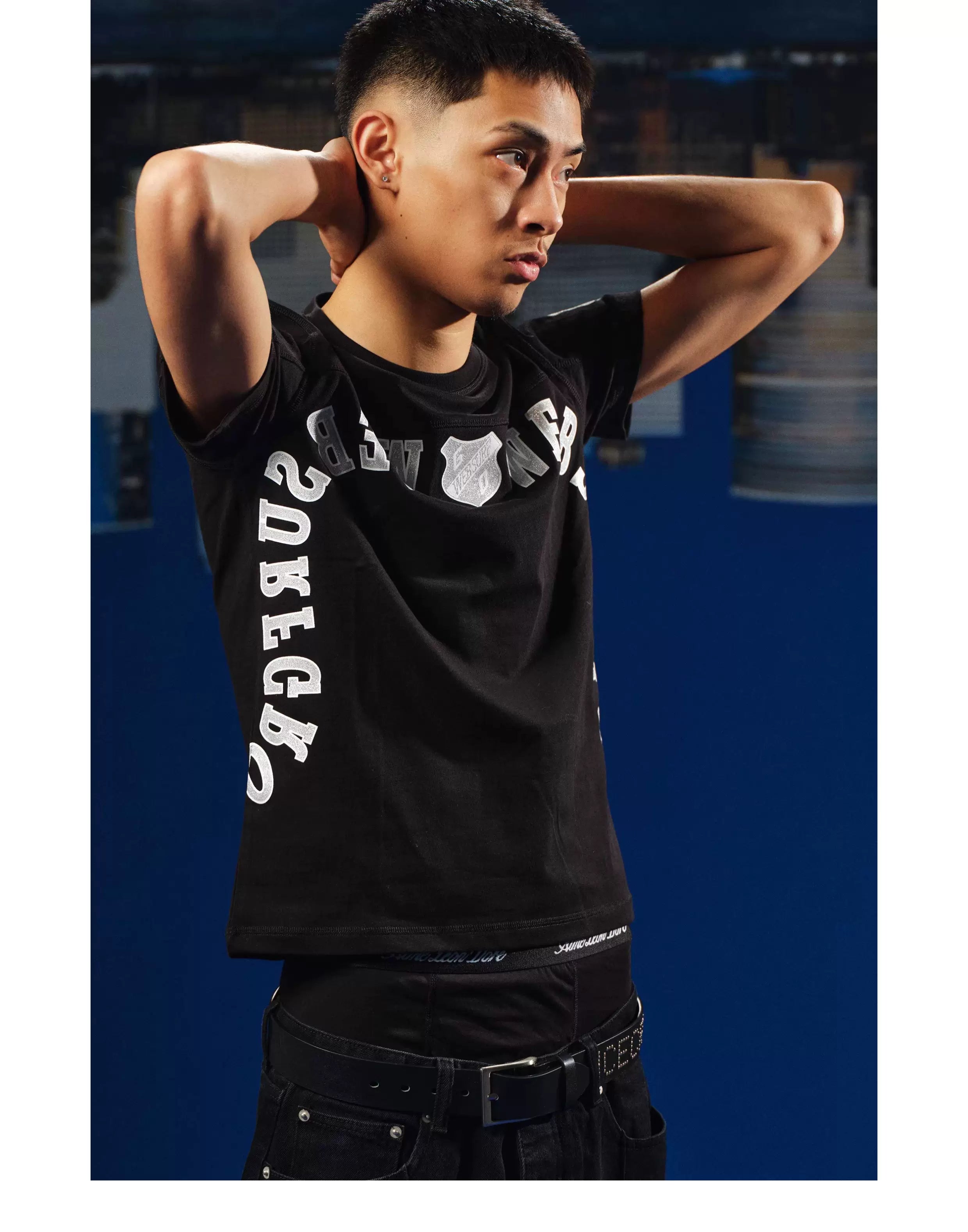 WebSurfGroup Badge Casual Shoulder TEE