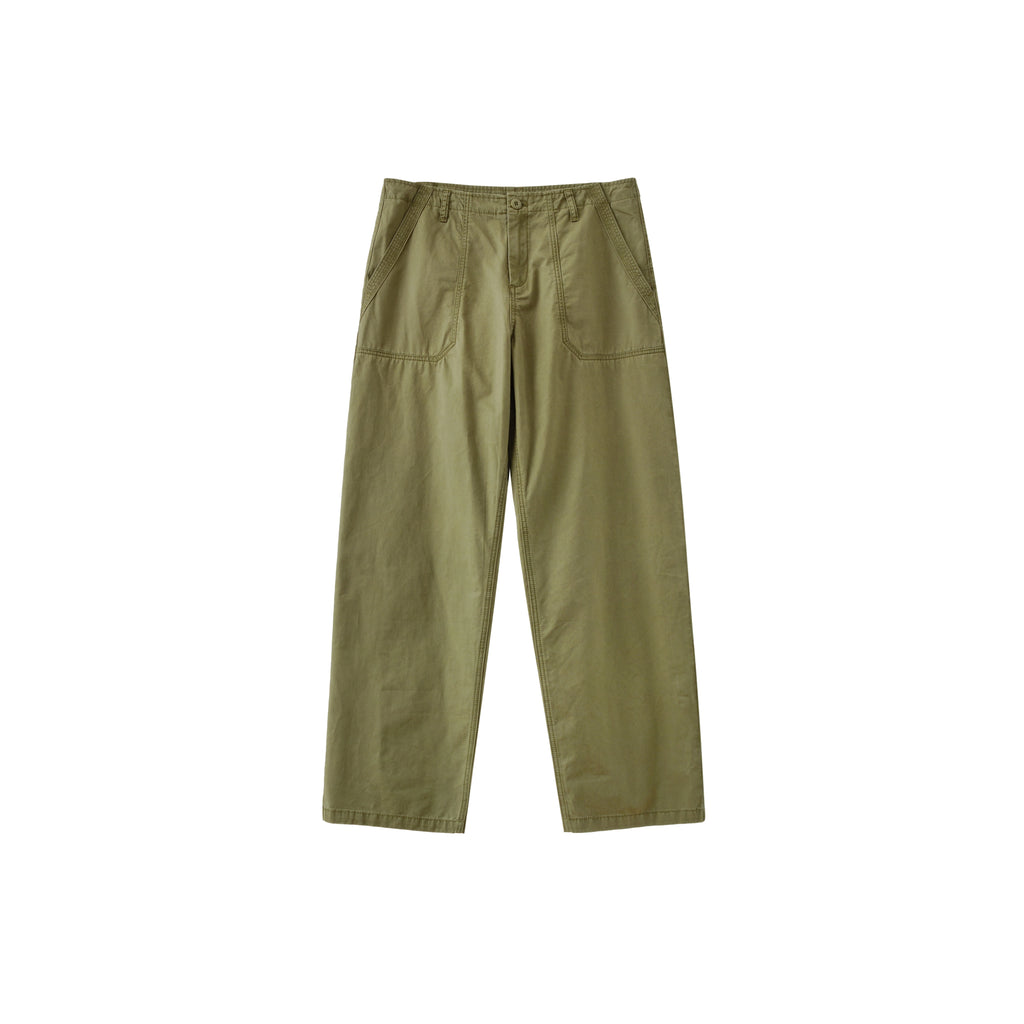 BUTTBILL Japanese Enzyme Washed Straight Loose Tooling Deck Pants