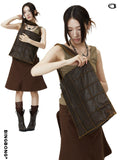 BINGBONG Single Shoulder Retro Portable Large Capacity Tote Bag