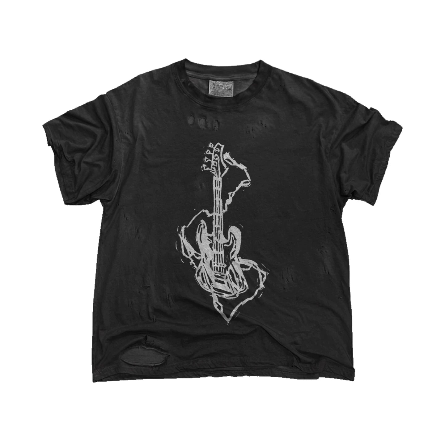 SHIBU Dark Irregular Hanging Dye Casual Tee