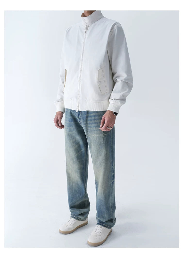 SEE ALSO Super Worsted Combed Cotton Loose Straight Jeans