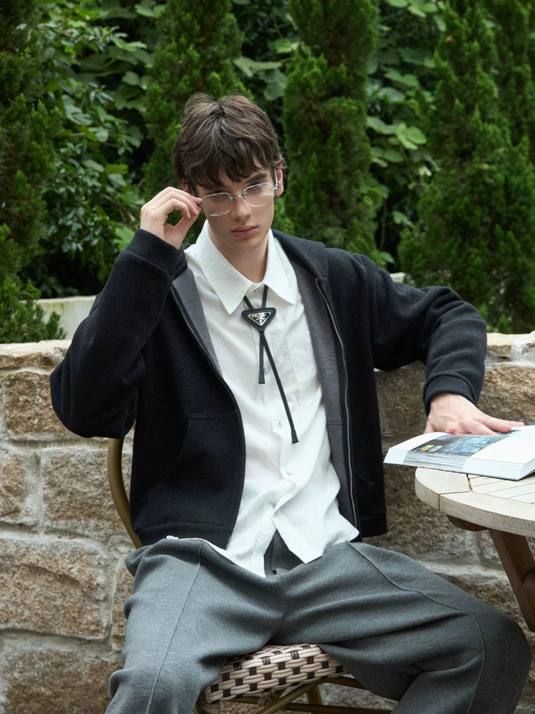 Stay The Night Casual Inside Zip Sweater Cardigan Jacket
