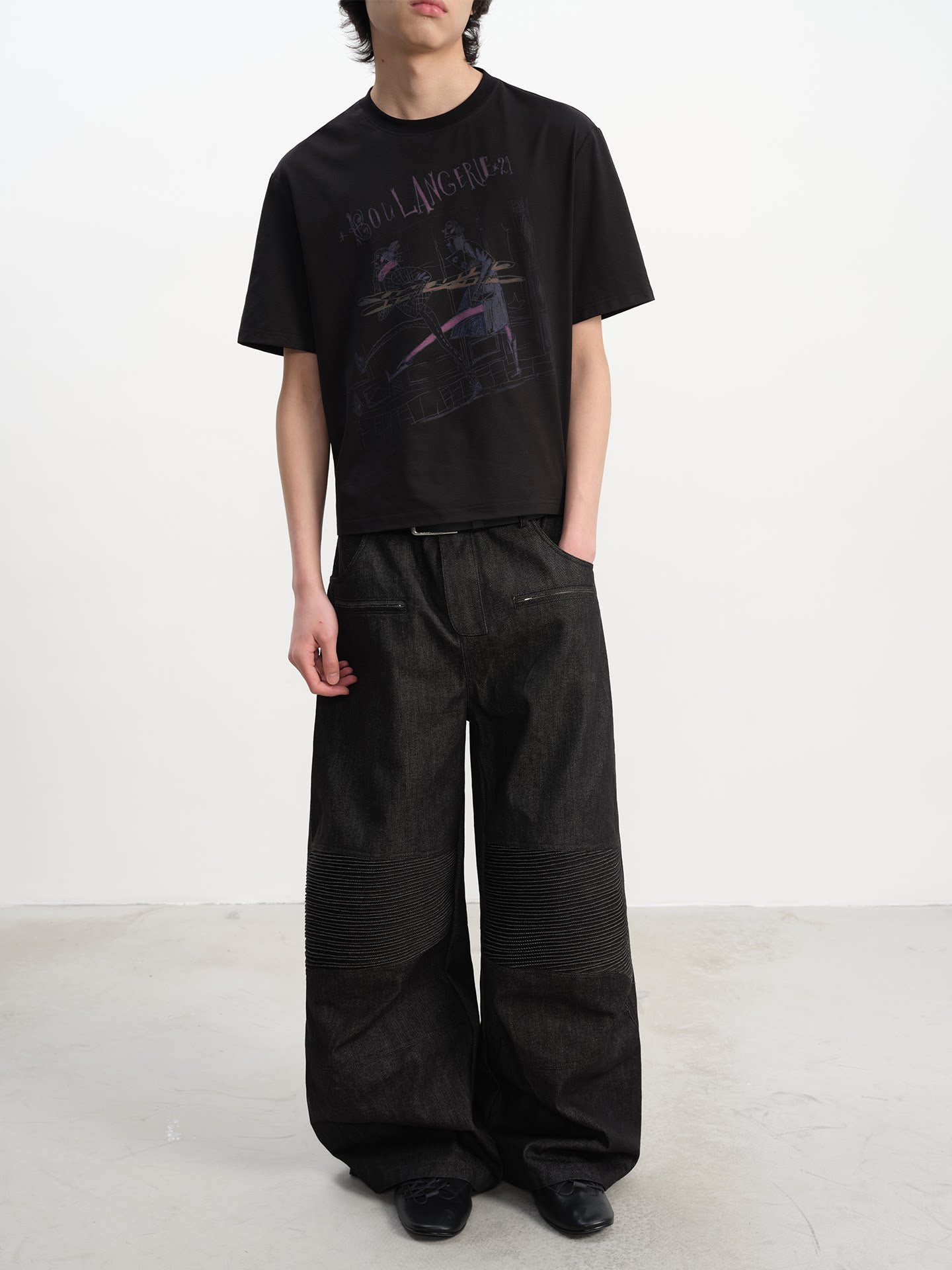 JCAESAR Retro Loose Casual Tee