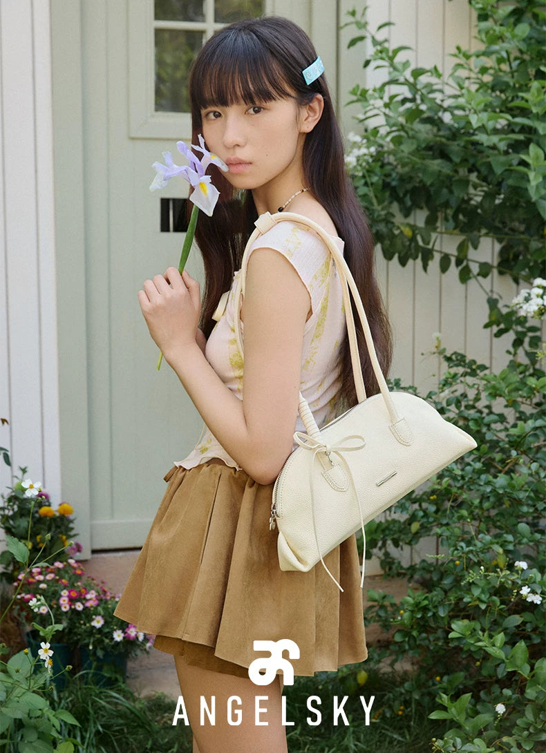 ANGELSKY Bow Niche Shoulder Bag