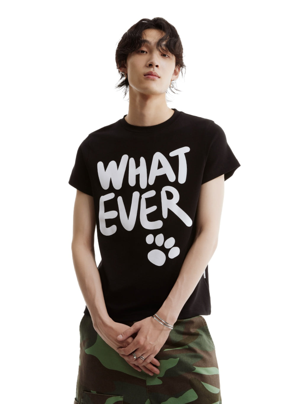 FUNKYFUN Hand-drawn Font Printed Tee