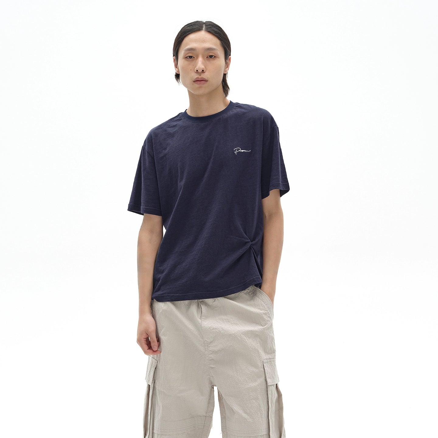 POH Rose Twisted Structure Casual Tee