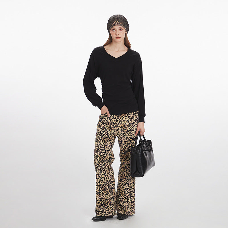 NarieleV Neck Premium Inner Strap Long Sleeve