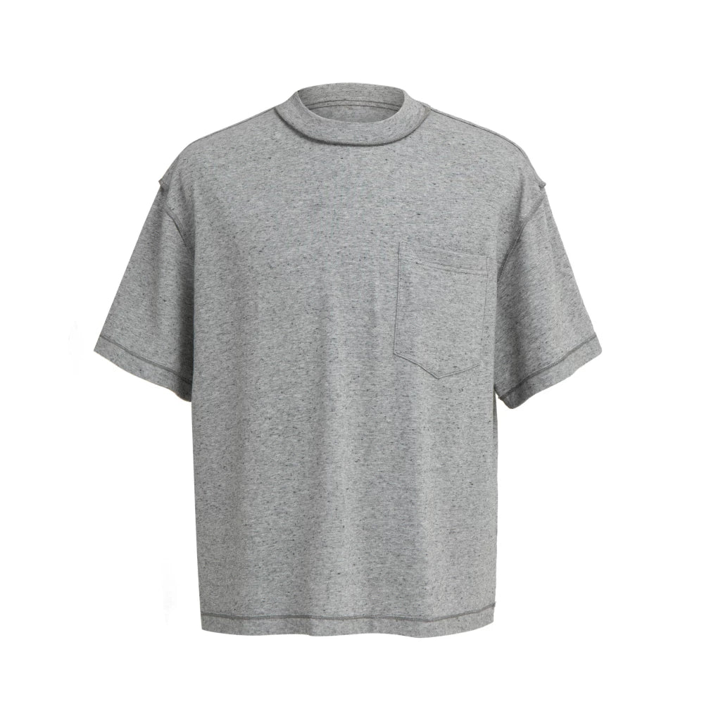 VLABMADE Slack Vacation Soft Waxy Short Wide Tee