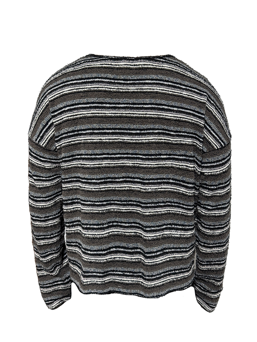 JCAESAR Striped Woolen Shoulder Length Sleeve