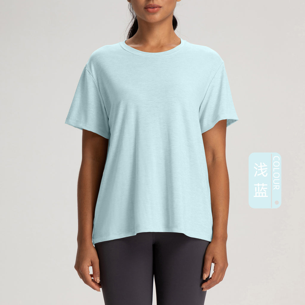 Athena Lulu Crew Neck Naked Breathable Tee