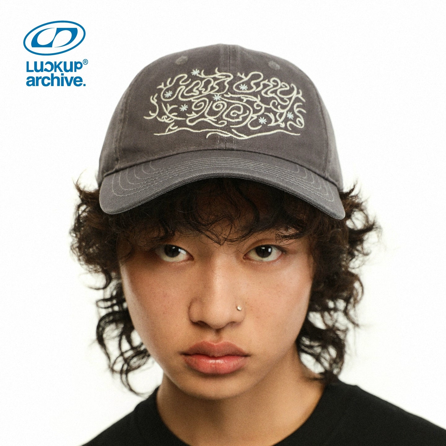 LUCKUP Floral Embroidered Baseball Cap