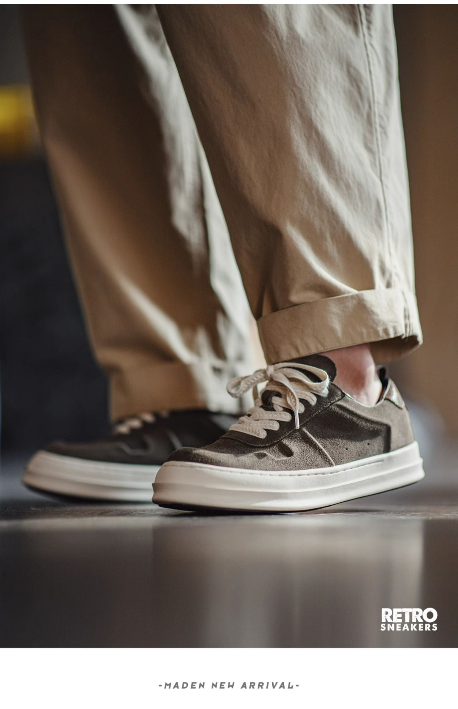 Madden thick-soled upturned leather board shoes