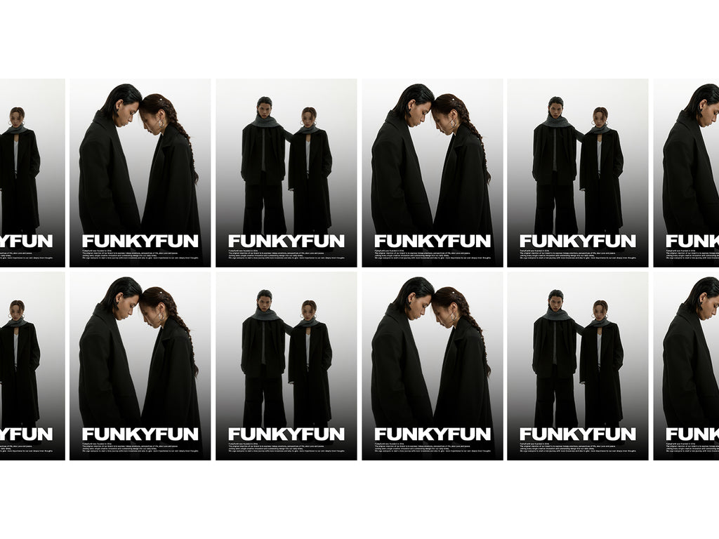 FUNKYFUN  Irregular Ripped Straight Loose Jeans