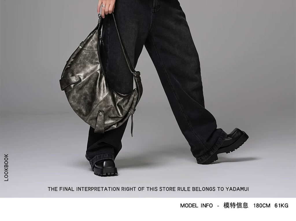 YADAMUI Large Capacity Casual Niche Messenger Bag