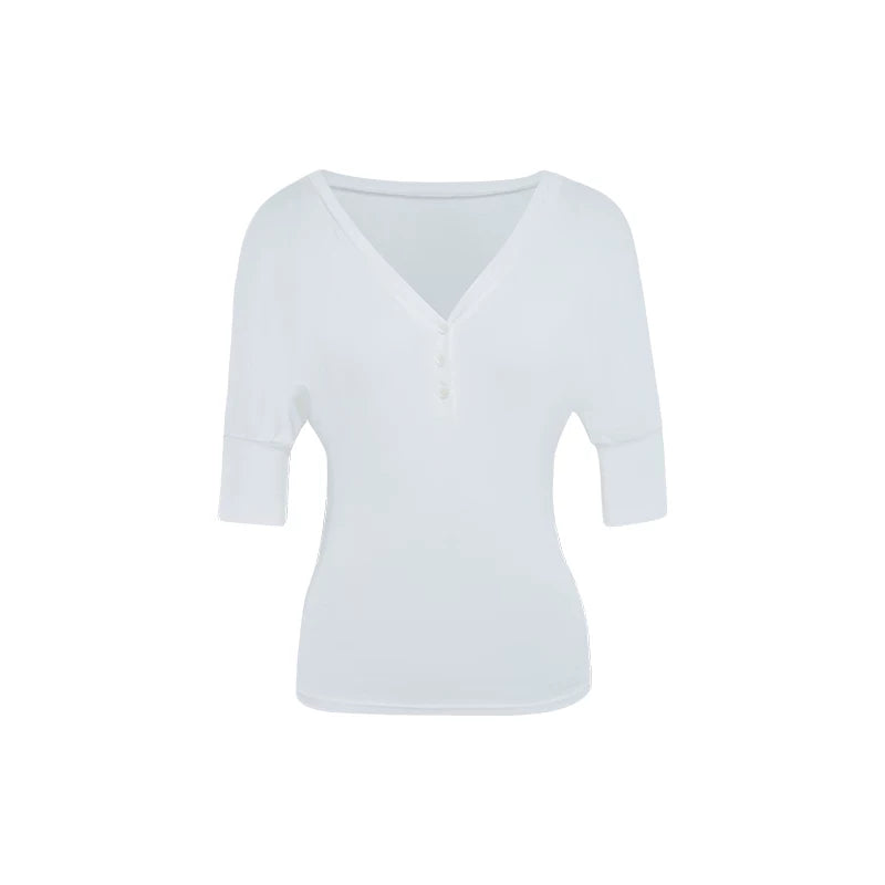 Audwyn V-neck Loose and Thin Tee