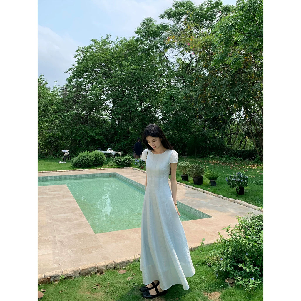 YOUNG KYLIN Waist Beautiful Big Skirt