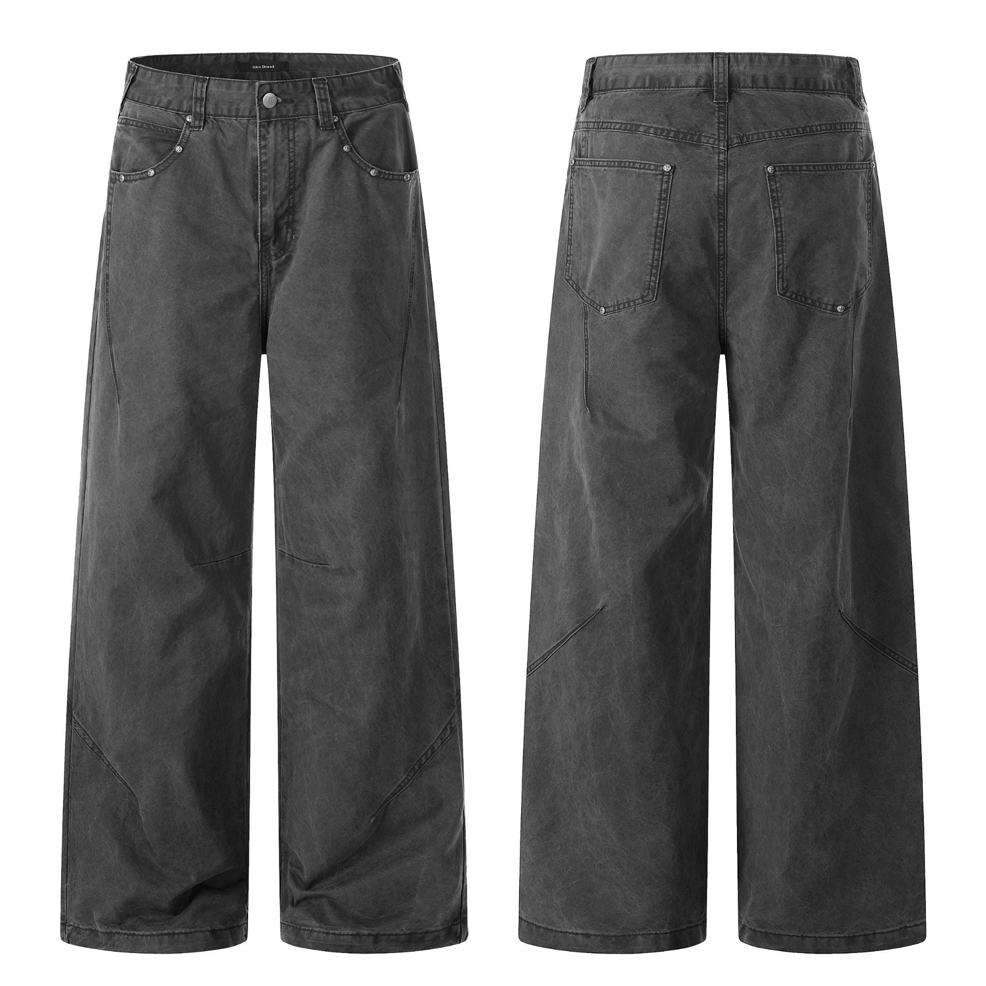 11KN American Vintage Rock Gray Cargo Pants Unisex