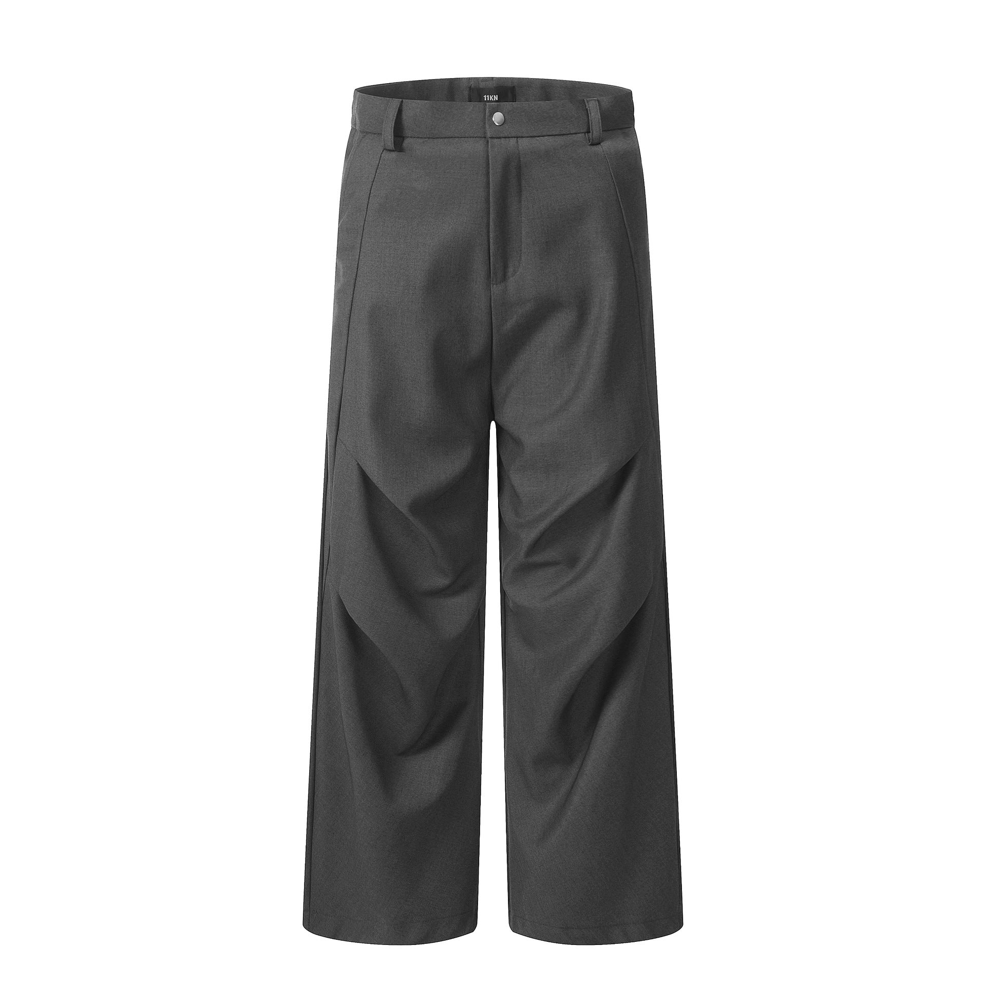11KN Micro-pleated Simple Casual Pants