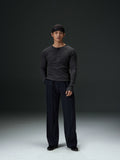 AFTERGLOW Slim Fit High Elastic Bottom Long Sleeve