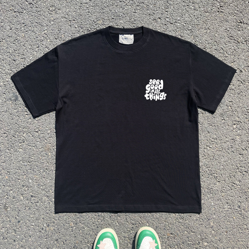 Wang Youbing Studio! SEE GOOD 260g 100% Cotton Tee