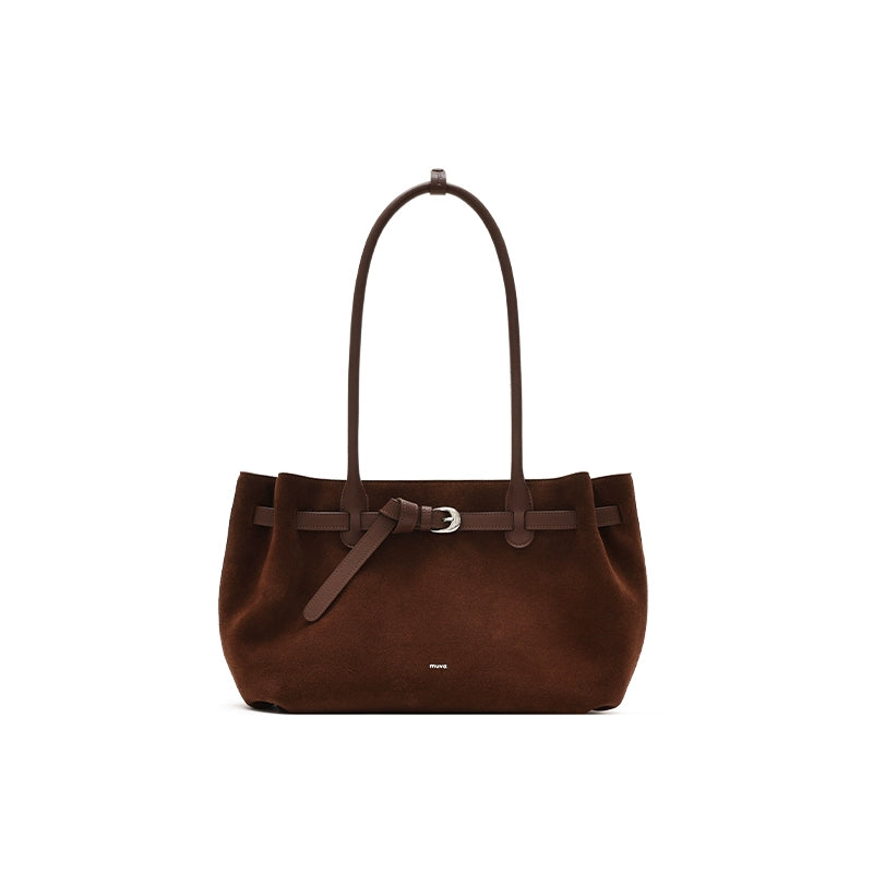 MUVA Simple Texture Large Capacity Armpit Bag