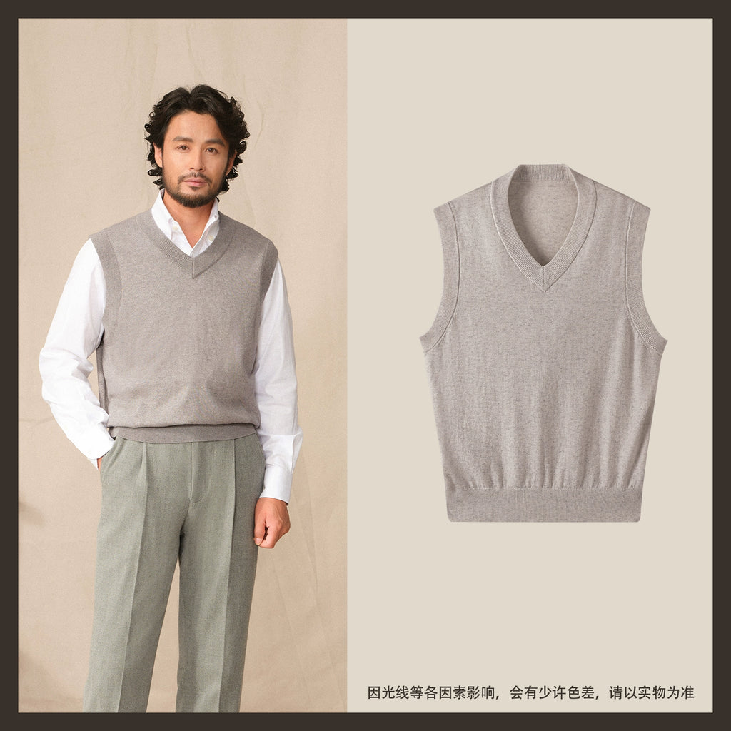 CULTUM Versatile V-neck Knitted Vest
