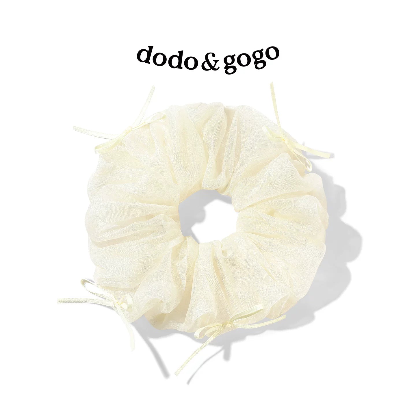 DODOGOGO Mesh Bow Large Intestine Hair Band